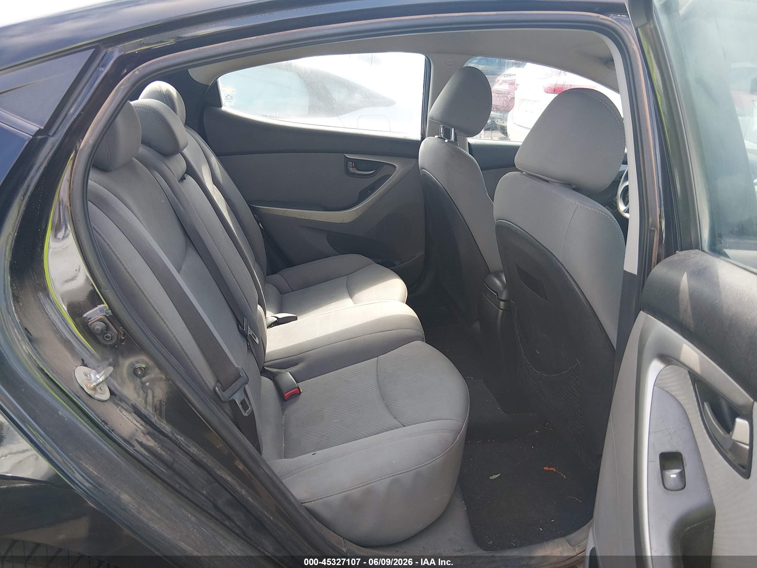 2013 Hyundai Elantra Gls Black vin: 5NPDH4AE8DH424157