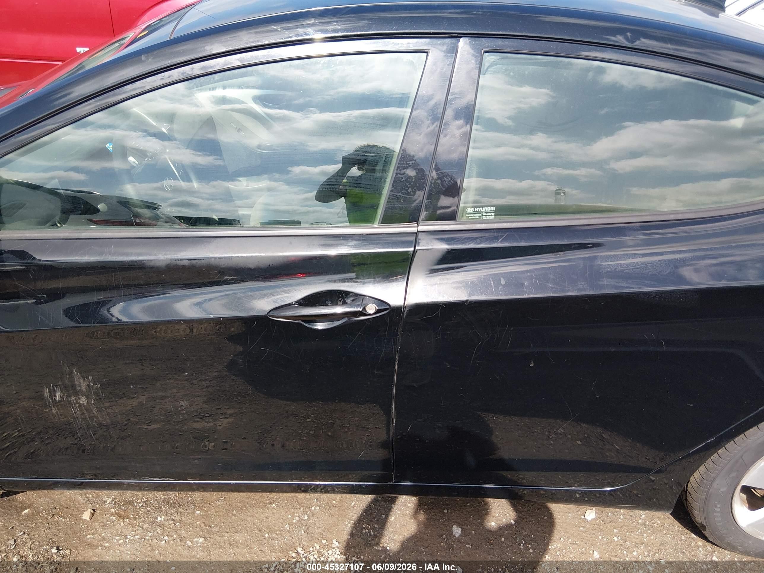 2013 Hyundai Elantra Gls Black vin: 5NPDH4AE8DH424157