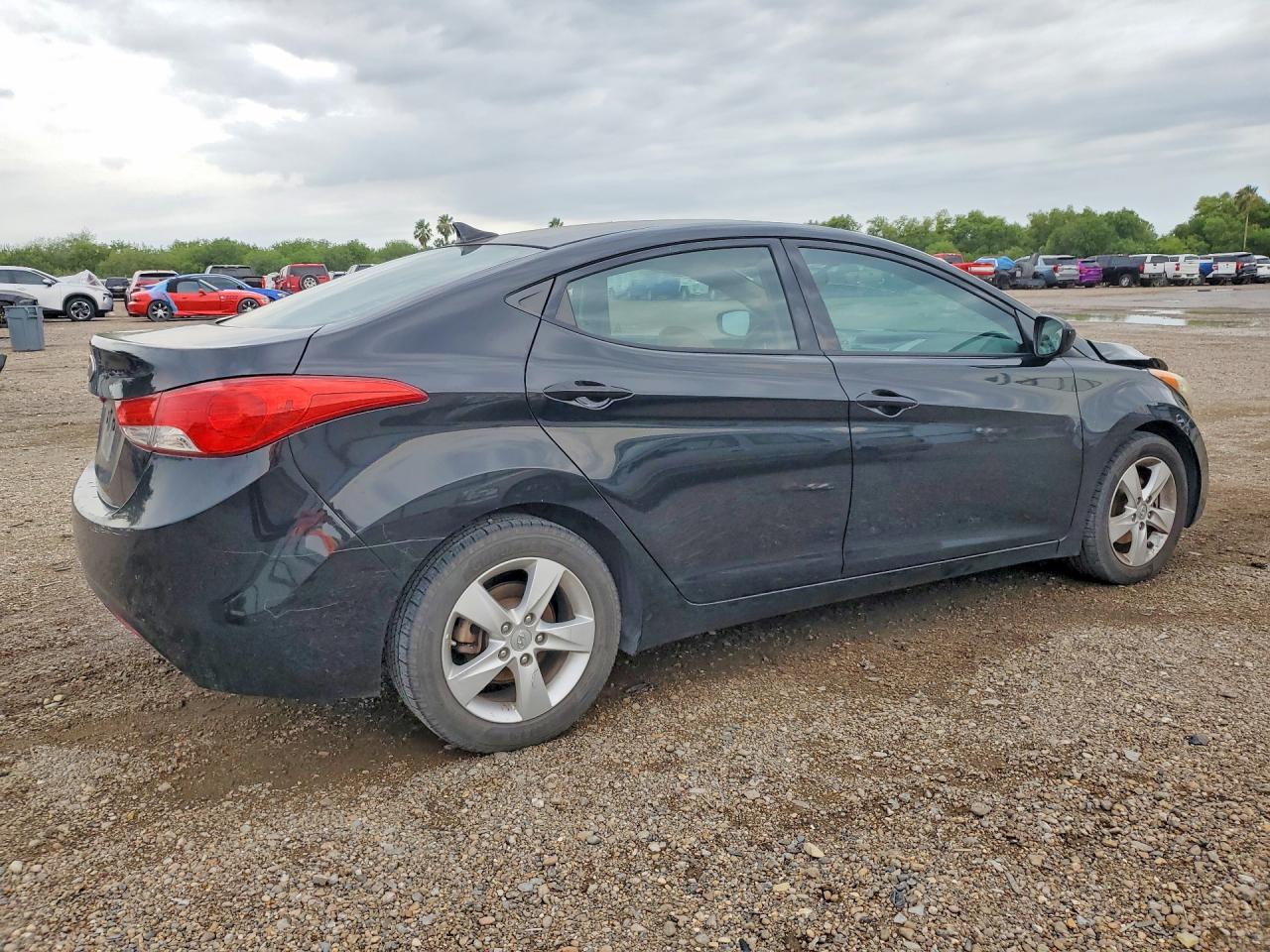 2013 Hyundai Elantra Gls Черный vin: 5NPDH4AE8DH426331