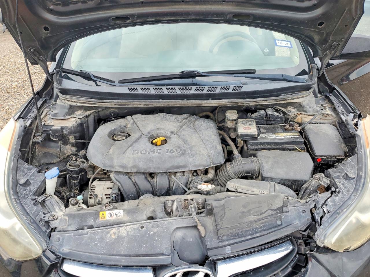 2013 Hyundai Elantra Gls Черный vin: 5NPDH4AE8DH426331
