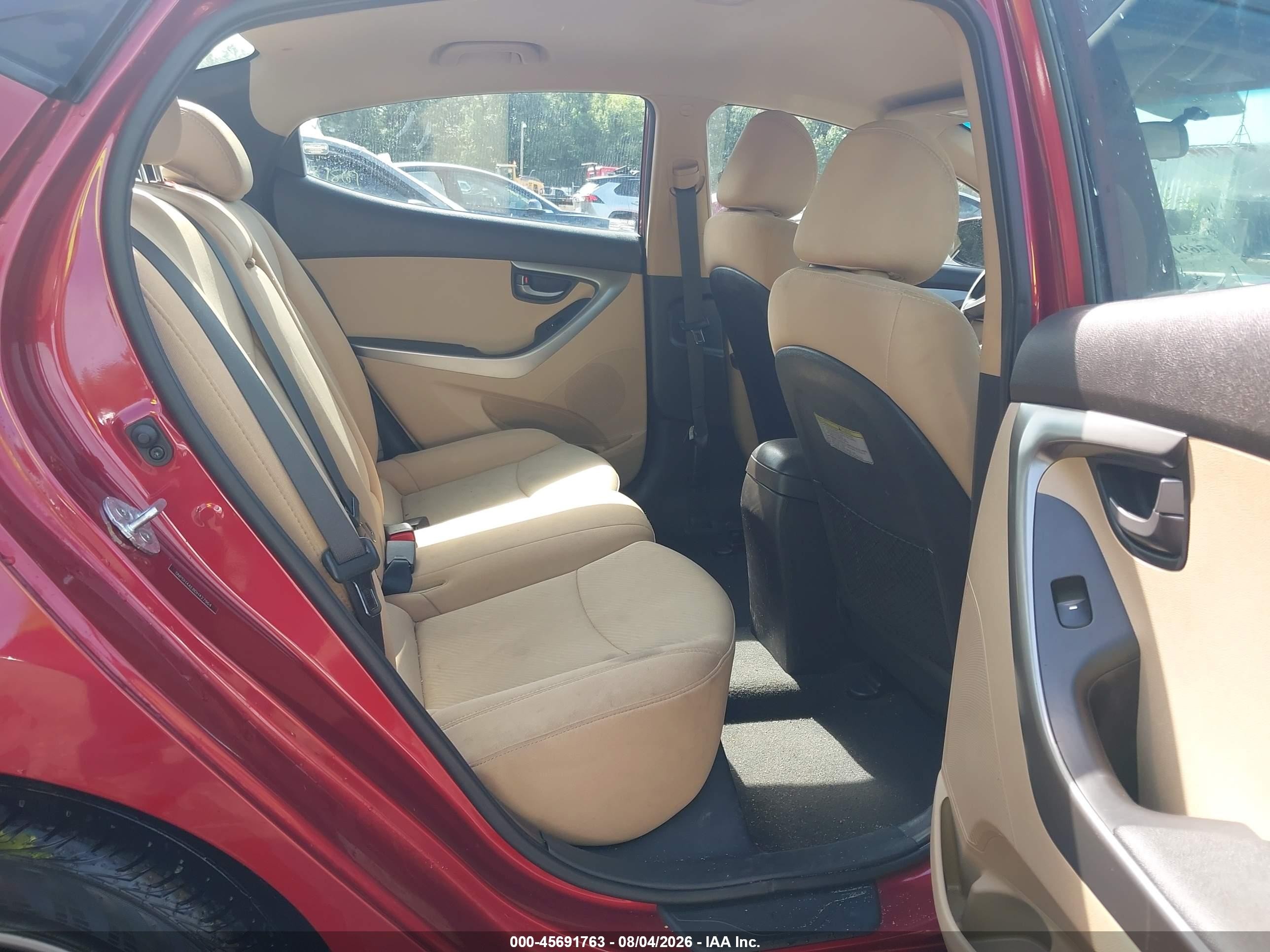 2013 Hyundai Elantra Gls Красный vin: 5NPDH4AE8DH427964