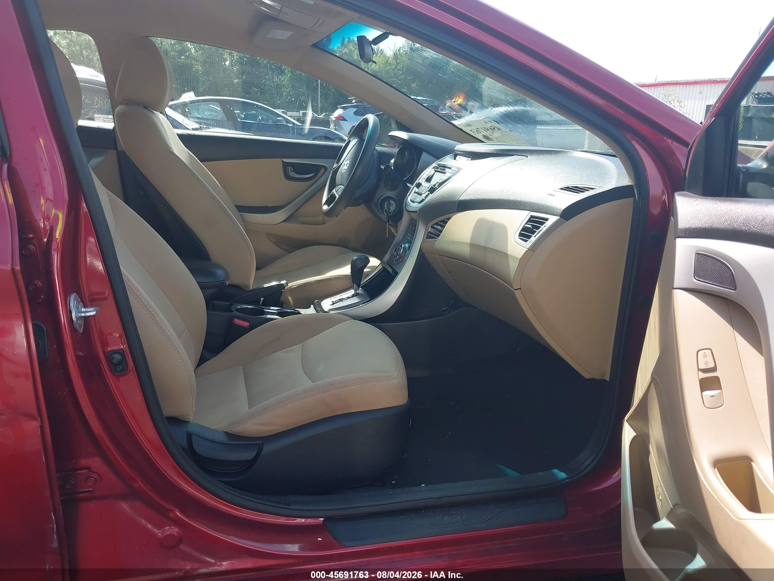 2013 Hyundai Elantra Gls Красный vin: 5NPDH4AE8DH427964