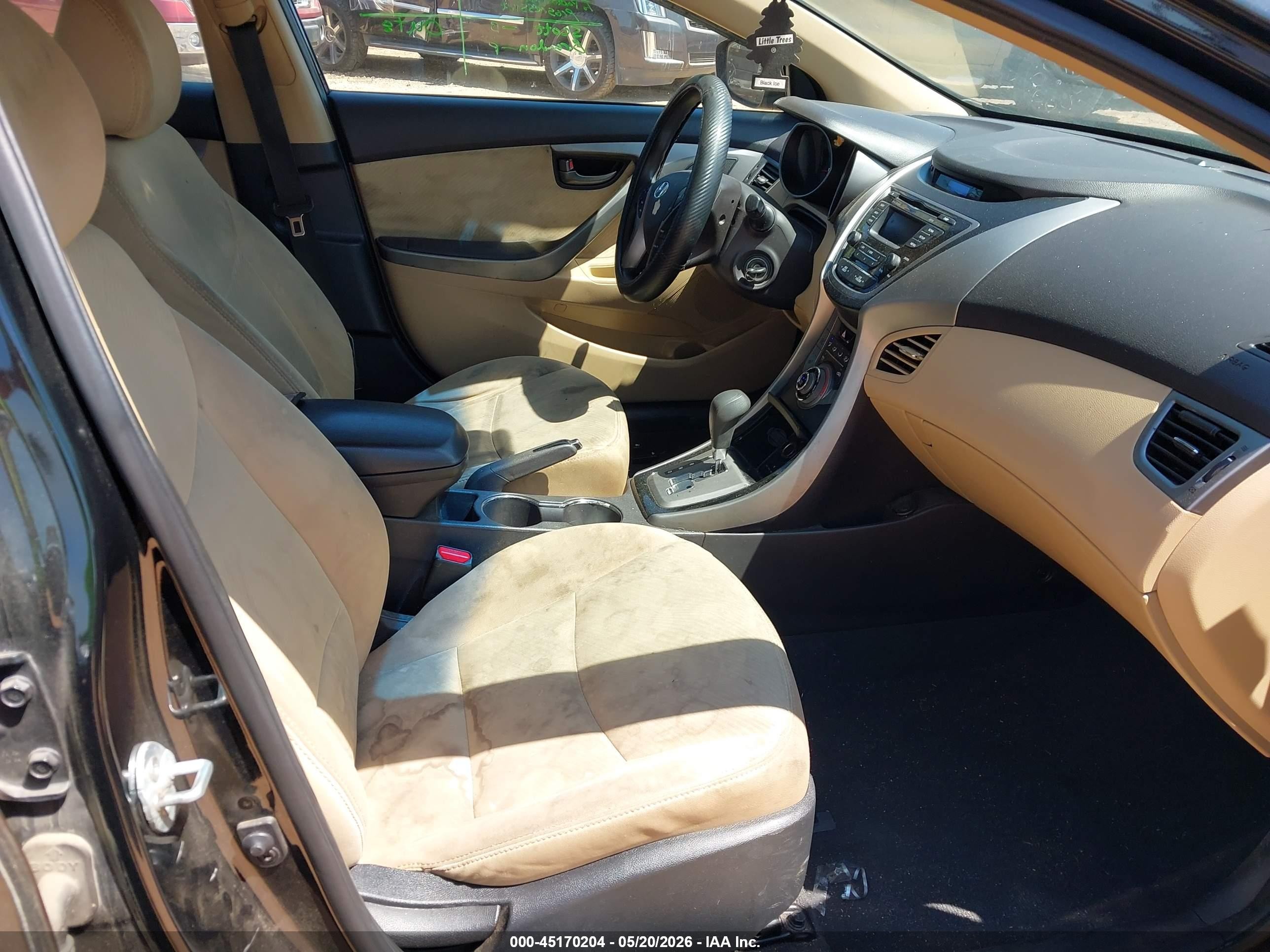 2013 Hyundai Elantra Gls Black vin: 5NPDH4AE8DH432176
