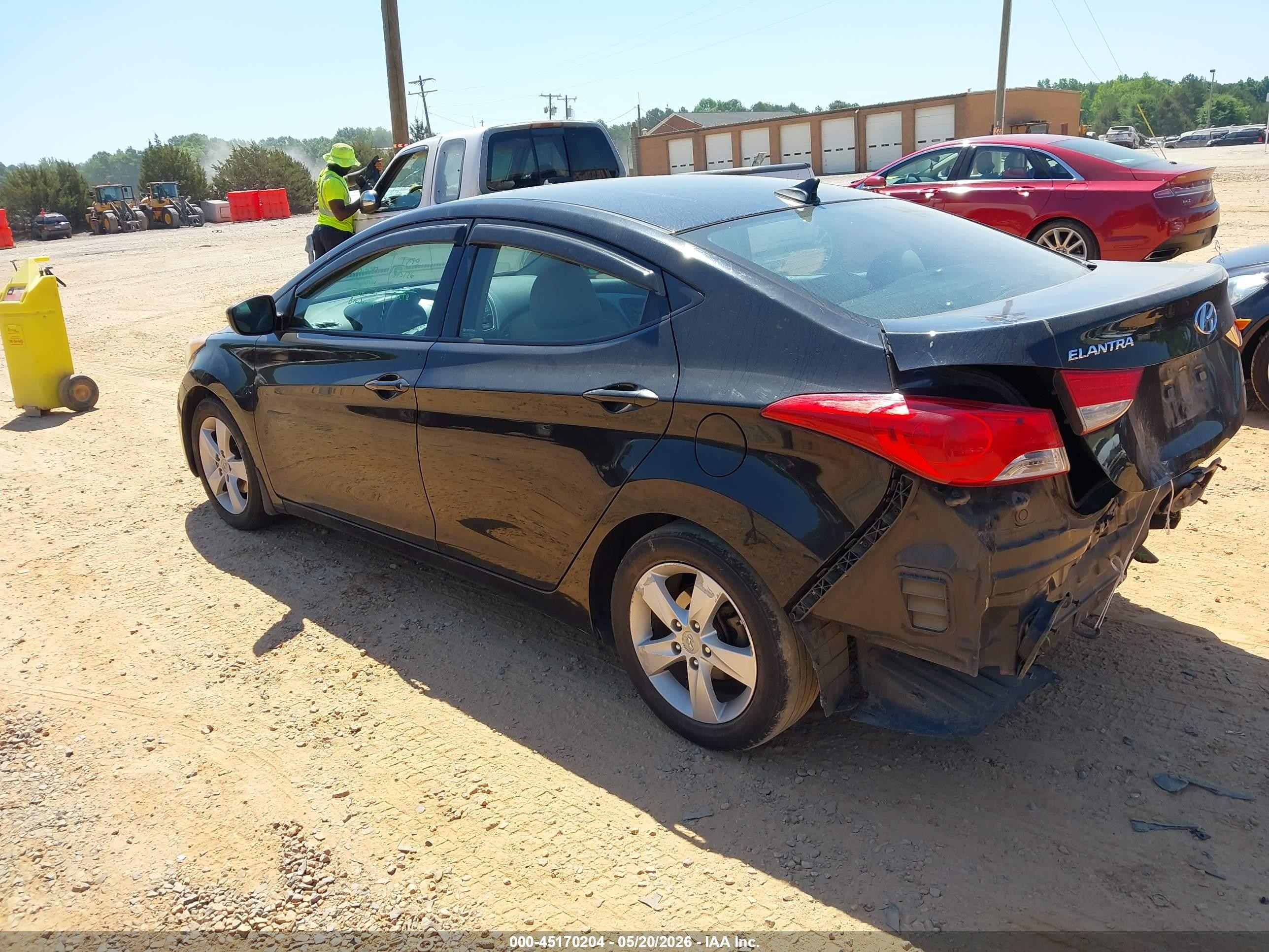 2013 Hyundai Elantra Gls Black vin: 5NPDH4AE8DH432176