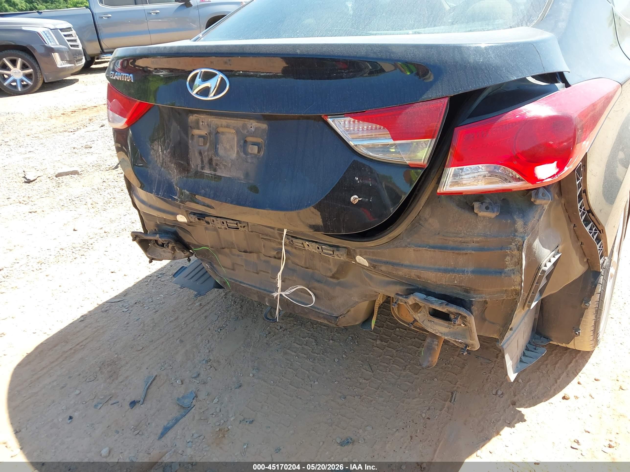 2013 Hyundai Elantra Gls Black vin: 5NPDH4AE8DH432176
