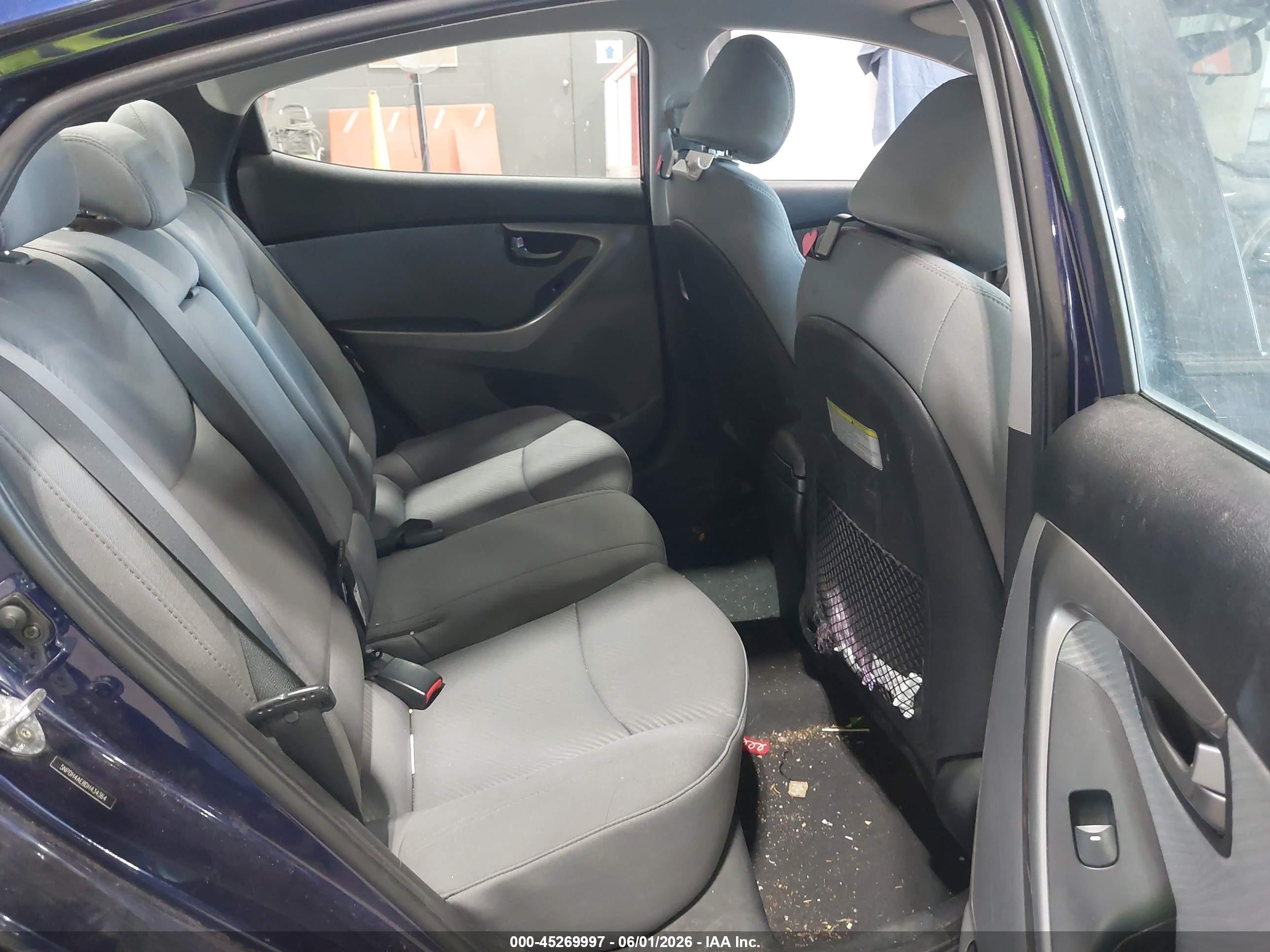 2013 Hyundai Elantra Gls Blue vin: 5NPDH4AE8DH434364