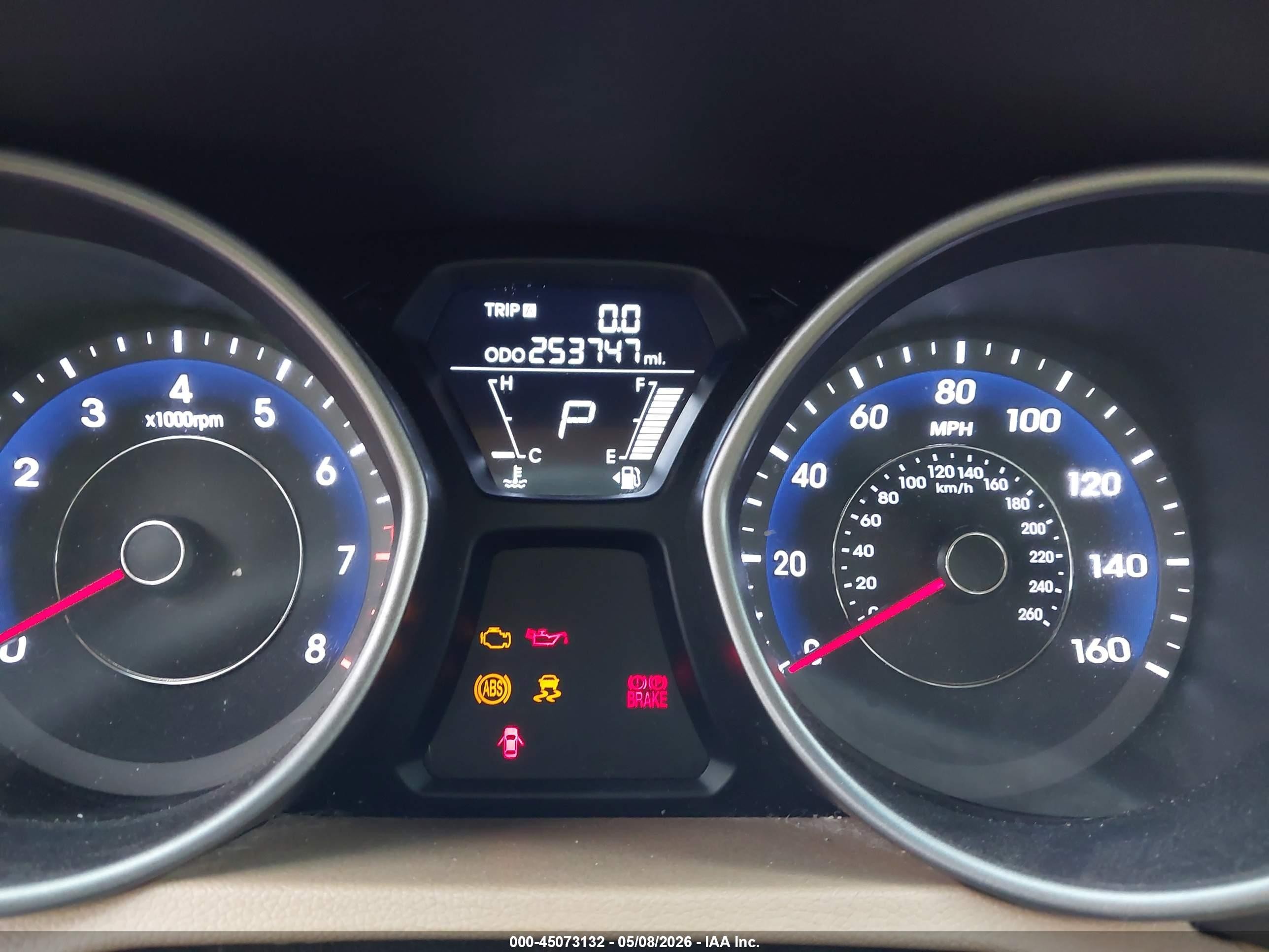 2013 Hyundai Elantra Gls Blue vin: 5NPDH4AE8DH436390