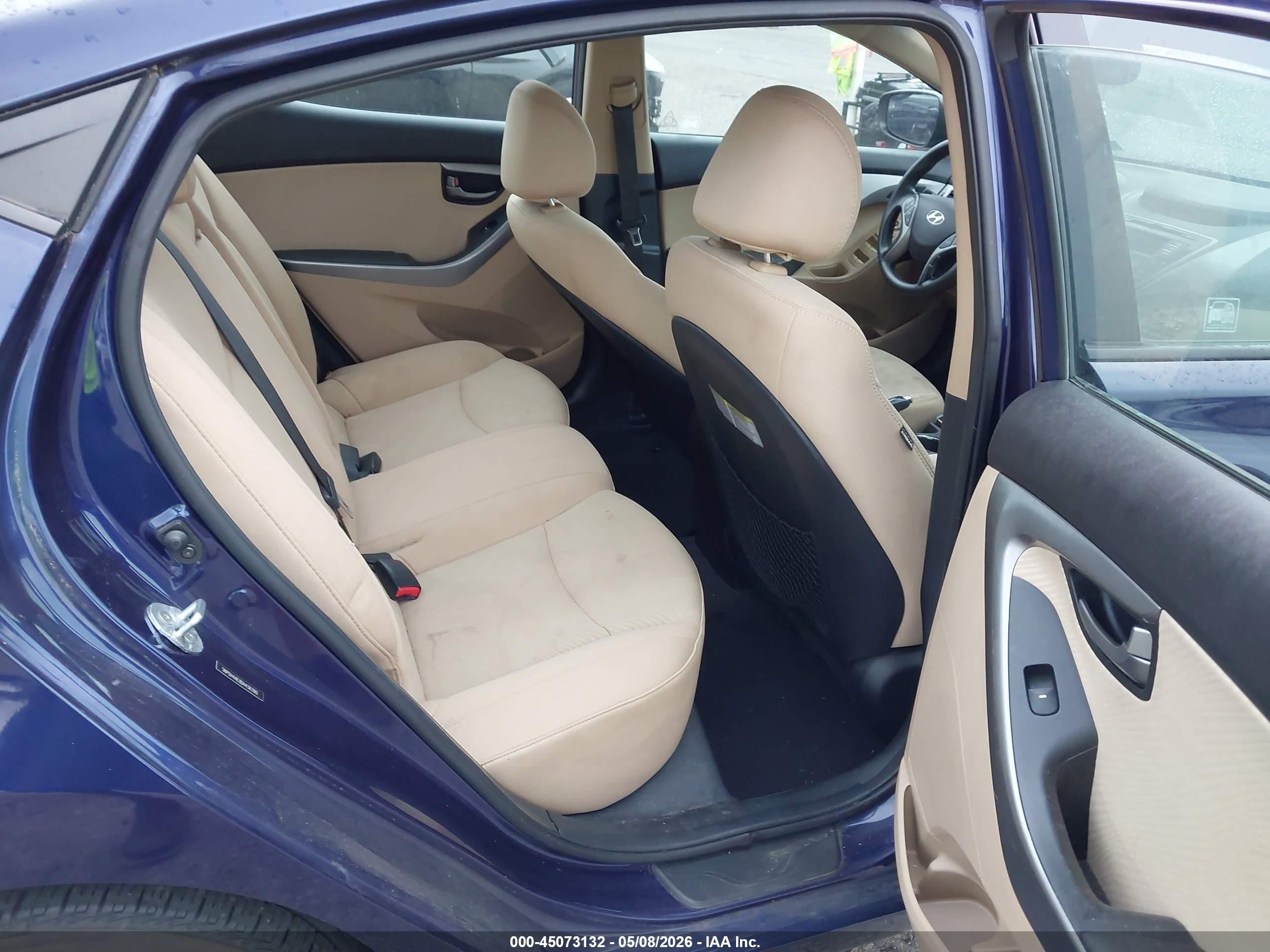 2013 Hyundai Elantra Gls Blue vin: 5NPDH4AE8DH436390