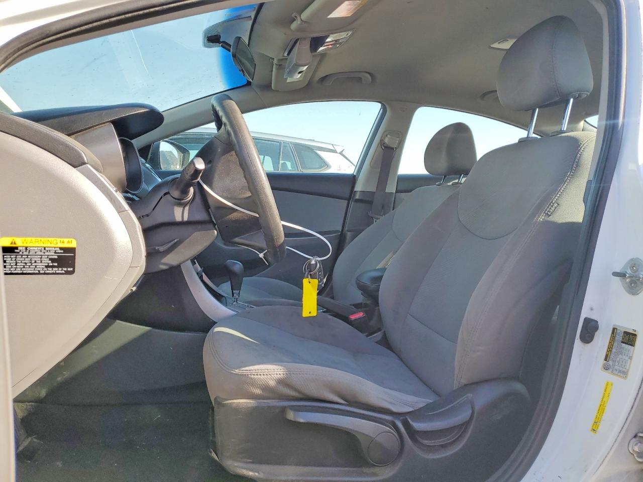 2013 Hyundai Elantra Gls Белый vin: 5NPDH4AE8DH437247