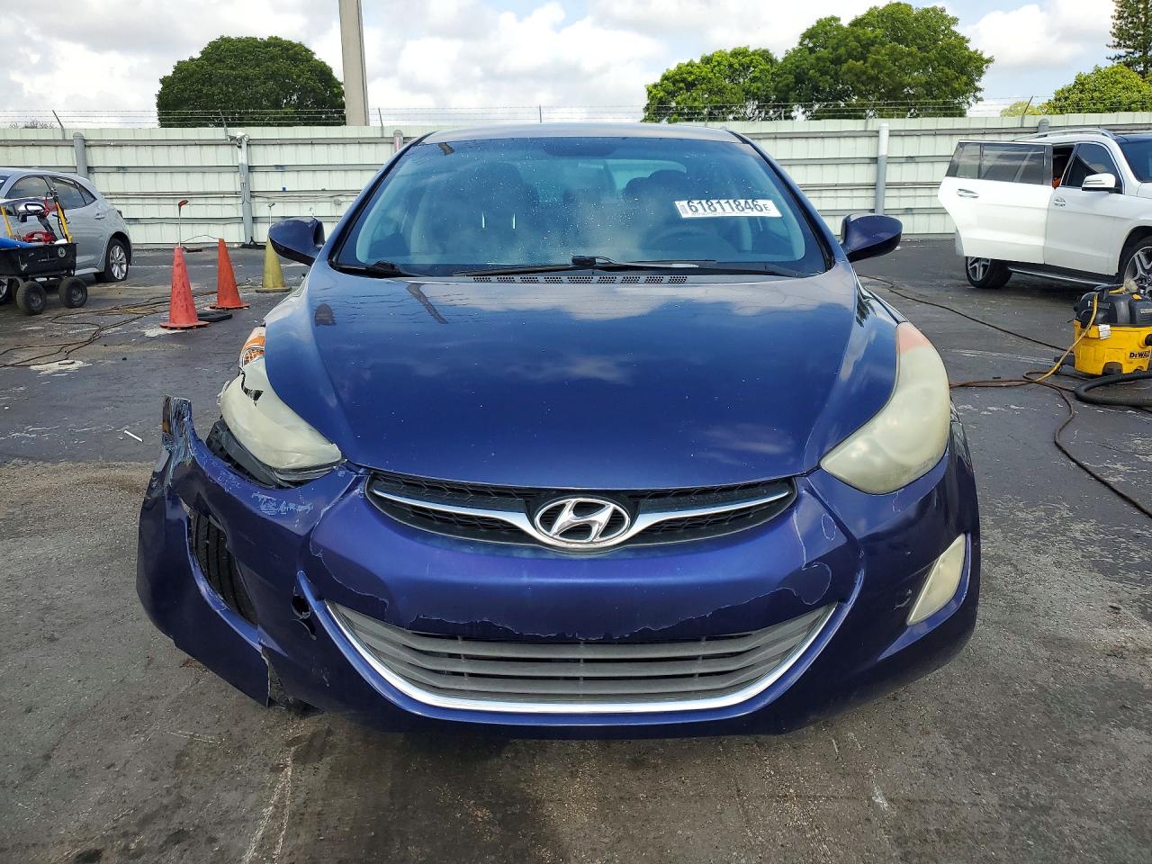 2013 Hyundai Elantra Gls Blue vin: 5NPDH4AE8DH439371