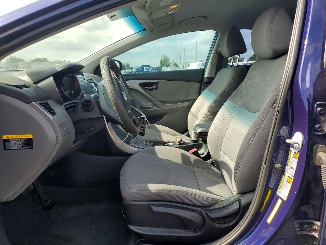2013 Hyundai Elantra Gls Blue vin: 5NPDH4AE8DH439371