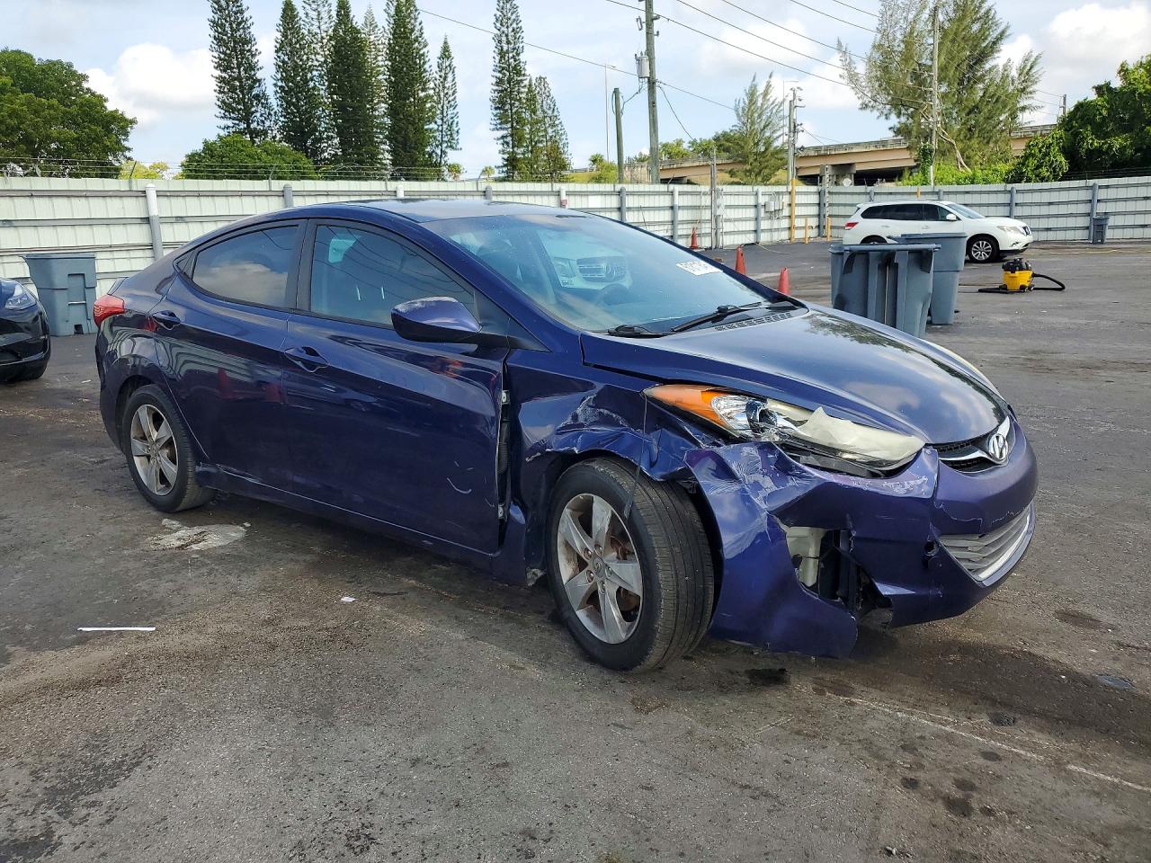 2013 Hyundai Elantra Gls Blue vin: 5NPDH4AE8DH439371