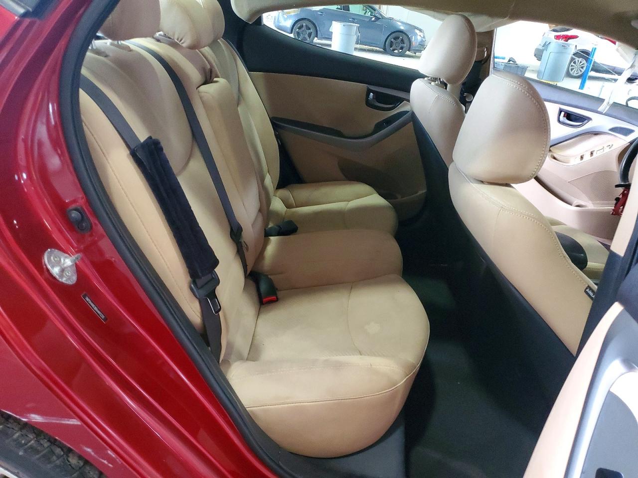 2013 Hyundai Elantra Gls Red vin: 5NPDH4AE8DH441220
