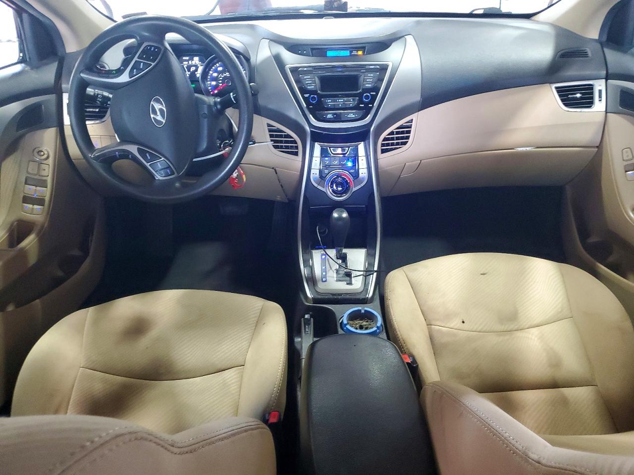 2013 Hyundai Elantra Gls Red vin: 5NPDH4AE8DH441220