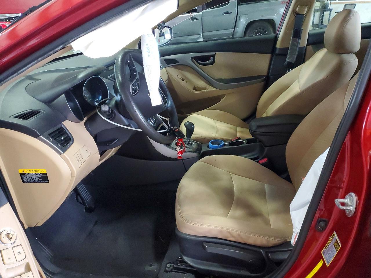 2013 Hyundai Elantra Gls Red vin: 5NPDH4AE8DH441220