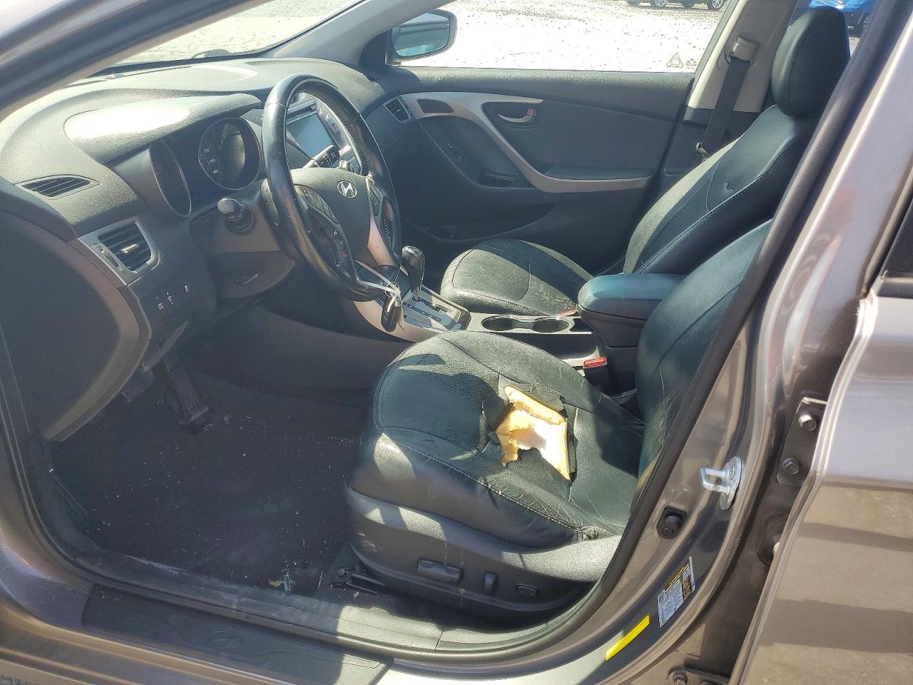2013 Hyundai Elantra Limited Gray vin: 5NPDH4AE8DH441282