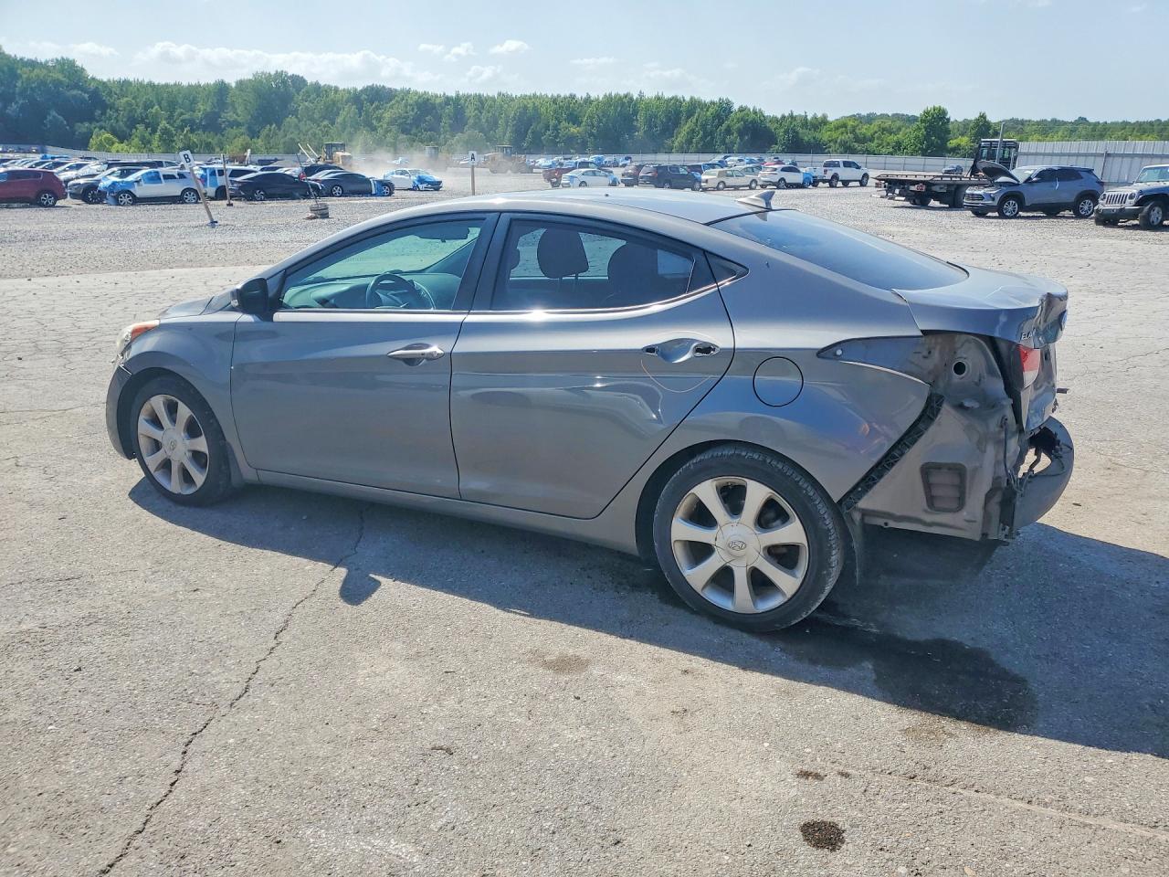 2013 Hyundai Elantra Limited Gray vin: 5NPDH4AE8DH441282