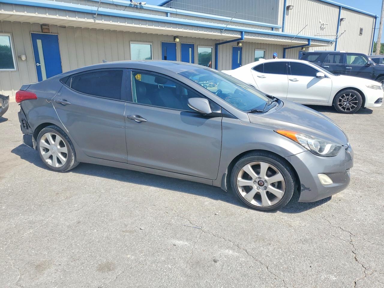 2013 Hyundai Elantra Limited Gray vin: 5NPDH4AE8DH441282