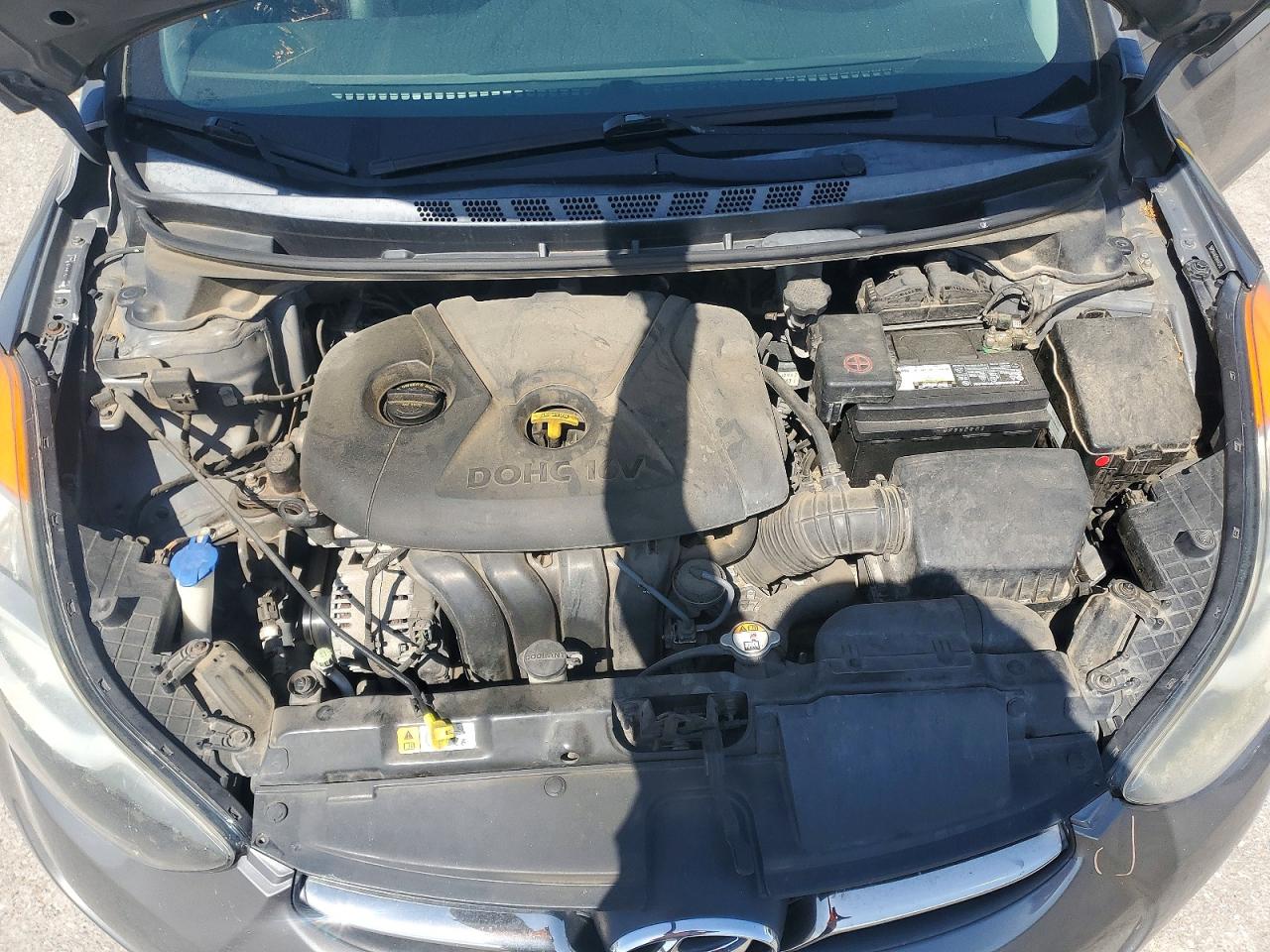 2013 Hyundai Elantra Limited Gray vin: 5NPDH4AE8DH441282