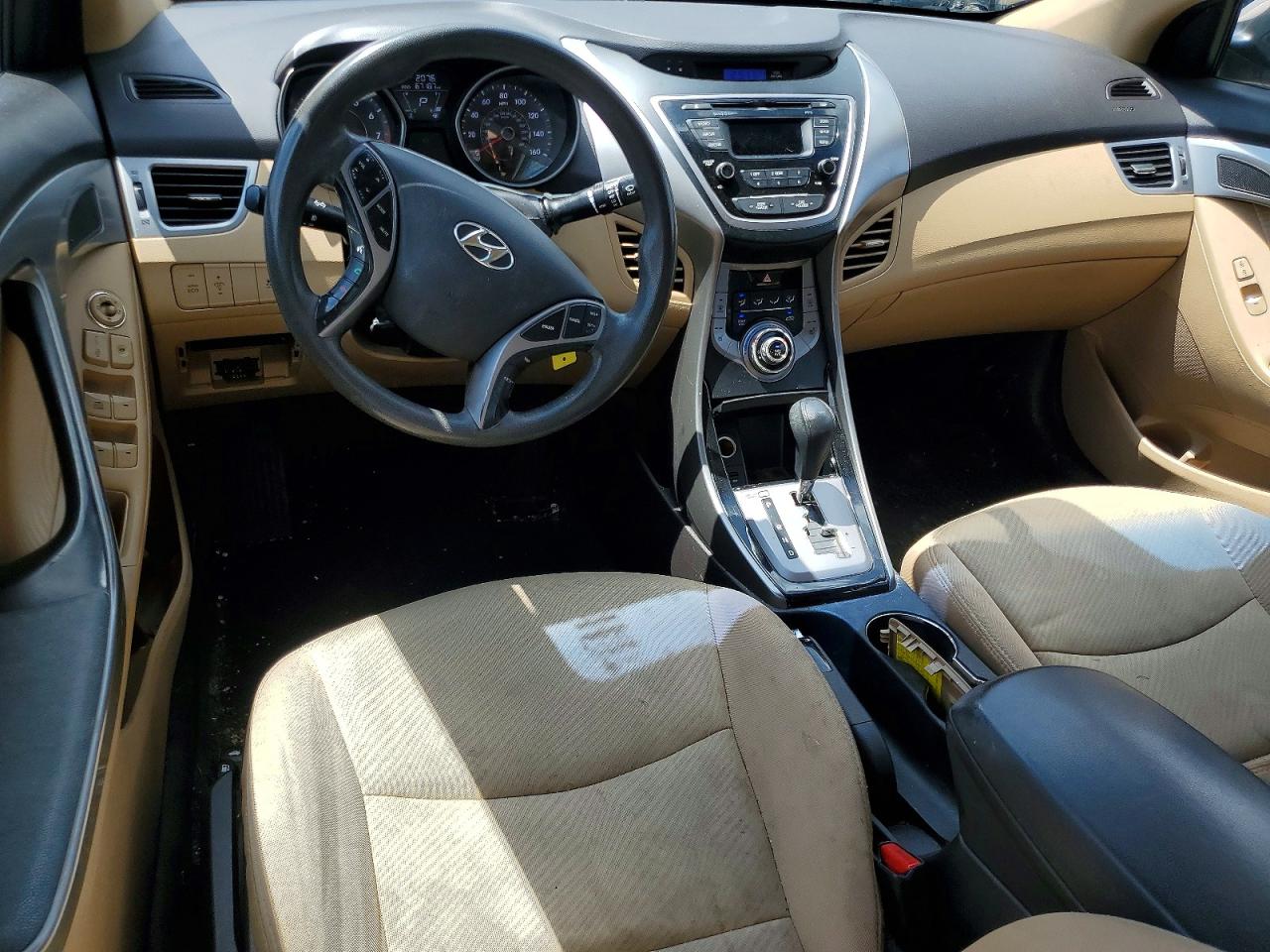 2013 Hyundai Elantra Gls Gray vin: 5NPDH4AE8DH442318
