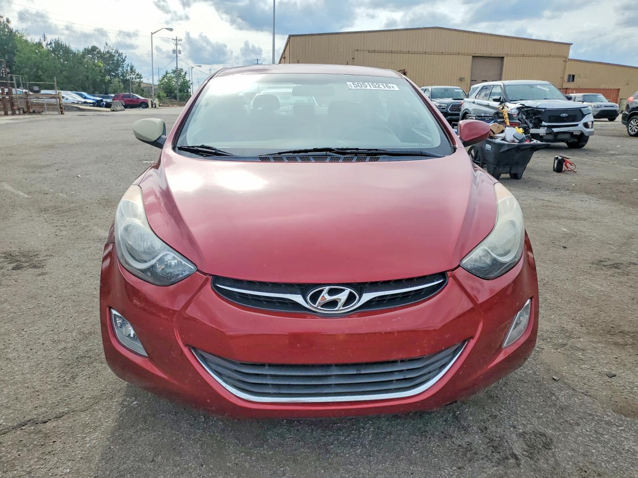 2013 Hyundai Elantra Gls Burgundy vin: 5NPDH4AE8DH443033