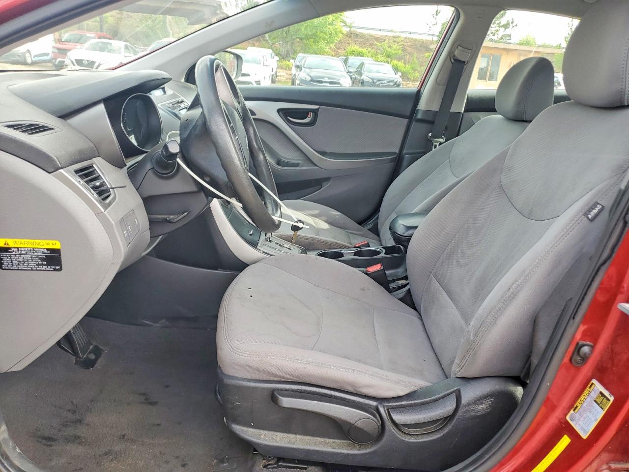 2013 Hyundai Elantra Gls Burgundy vin: 5NPDH4AE8DH443033