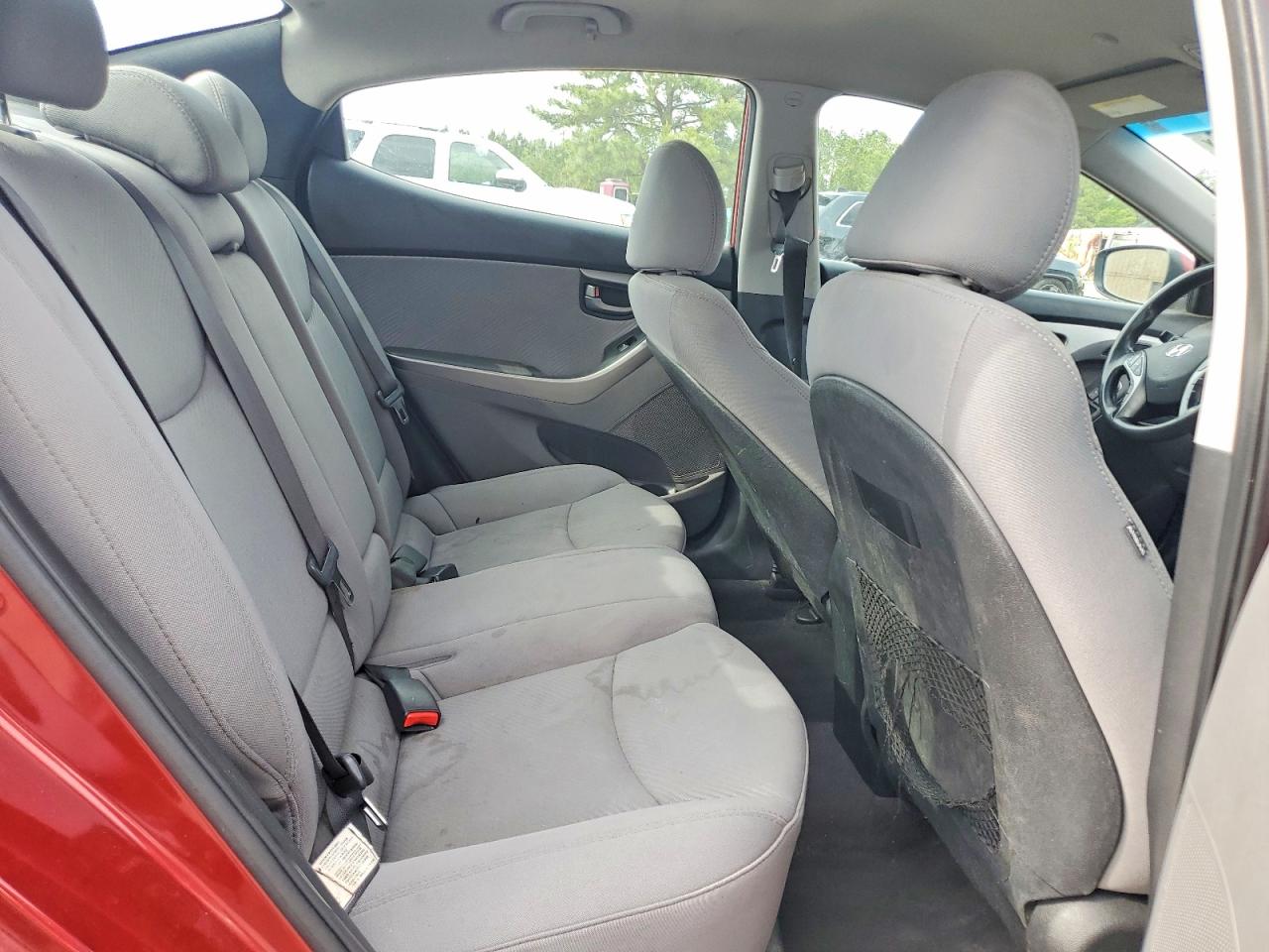 2013 Hyundai Elantra Gls Burgundy vin: 5NPDH4AE8DH443033