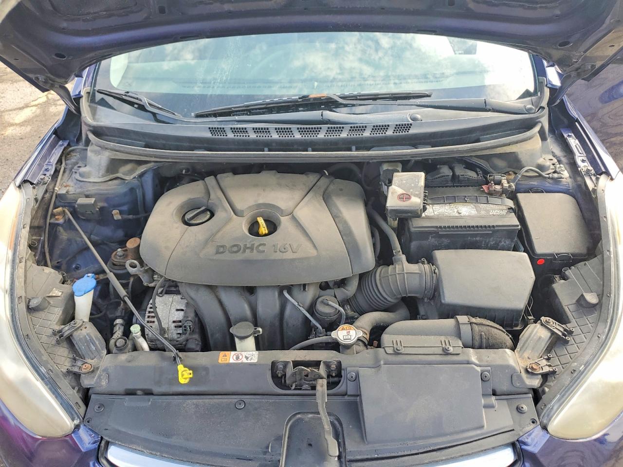 2013 Hyundai Elantra Gls Синий vin: 5NPDH4AE8DH446286