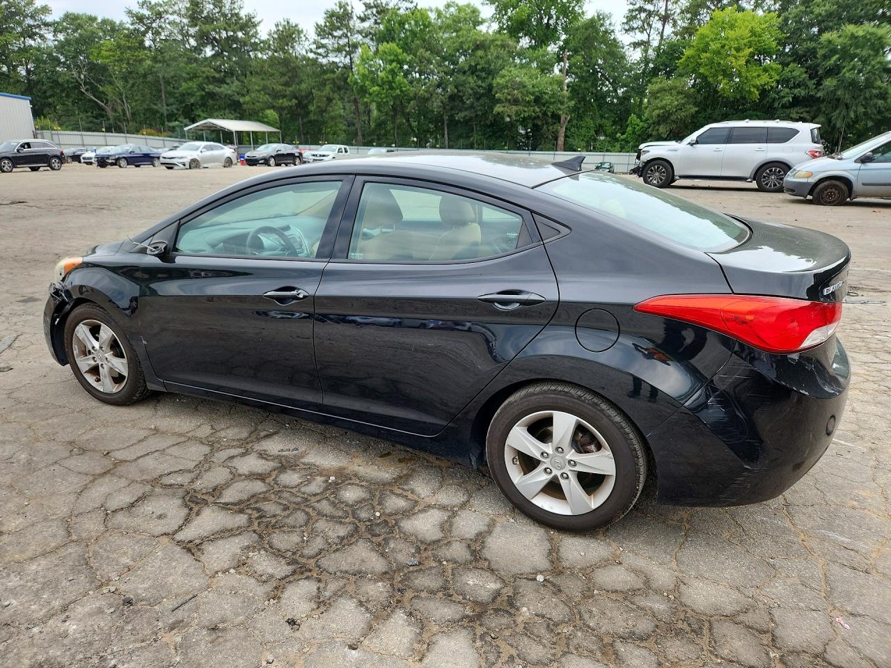 2013 Hyundai Elantra Gls Black vin: 5NPDH4AE8DH454985