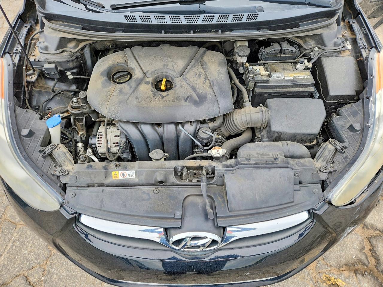 2013 Hyundai Elantra Gls Black vin: 5NPDH4AE8DH454985