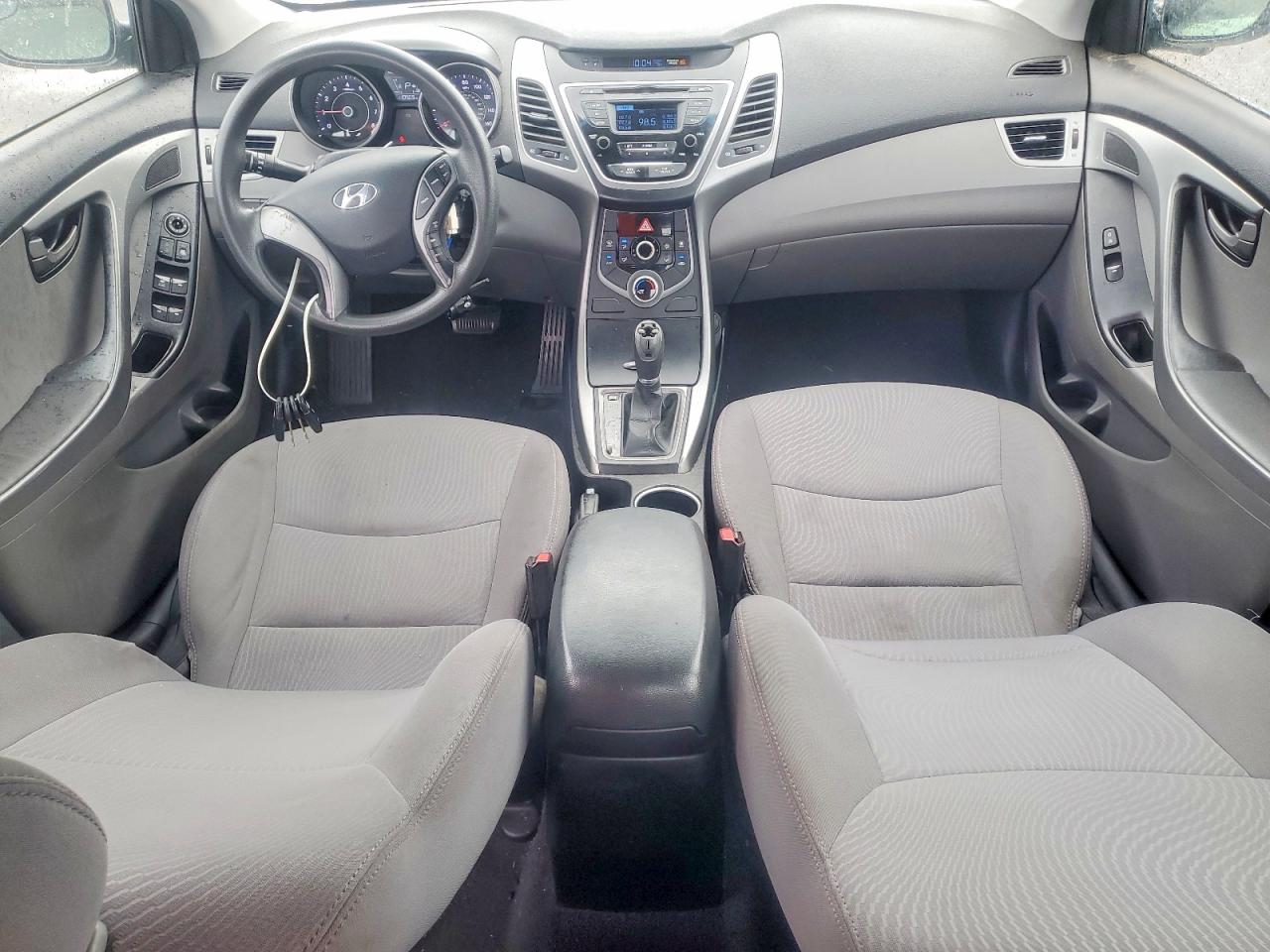 2014 Hyundai Elantra Se White vin: 5NPDH4AE8EH460738