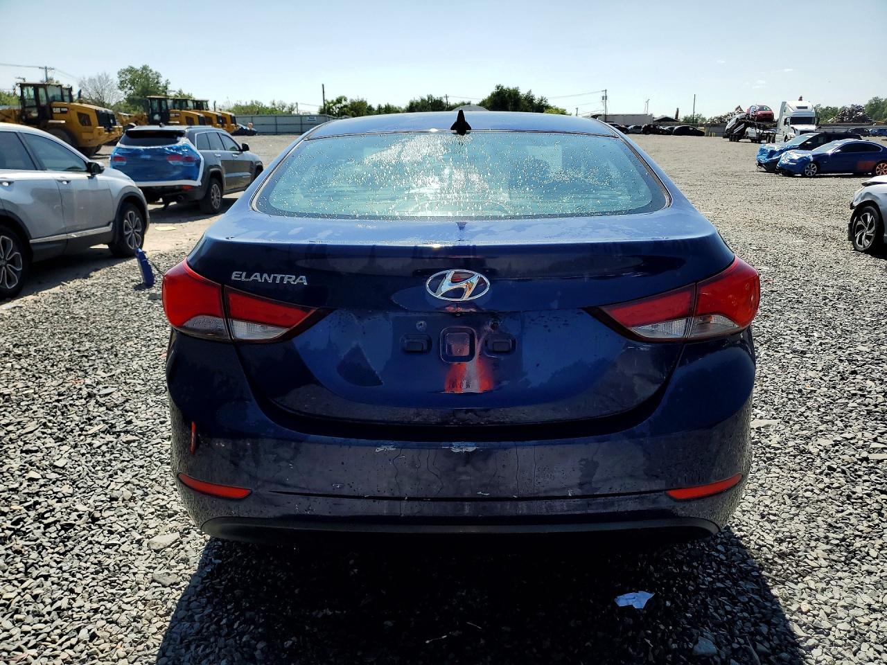 2014 Hyundai Elantra Se Blue vin: 5NPDH4AE8EH462201