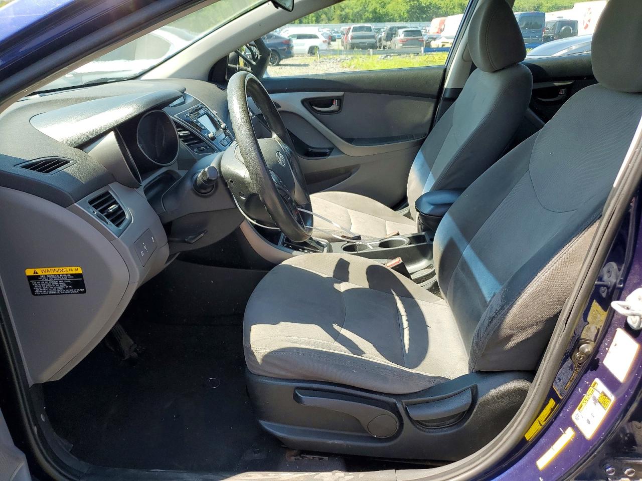 2014 Hyundai Elantra Se Blue vin: 5NPDH4AE8EH462201