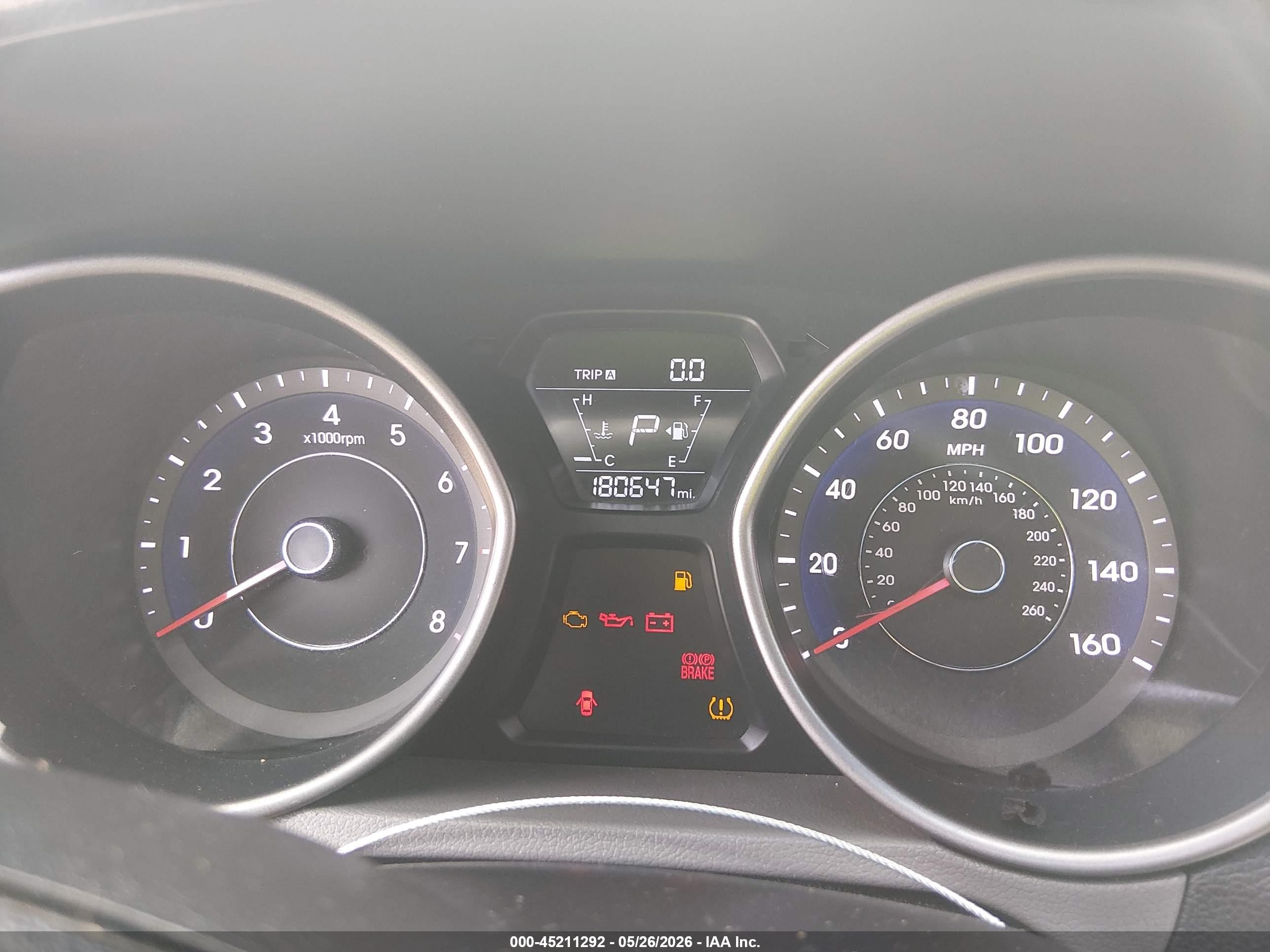 2014 Hyundai Elantra Se Gray vin: 5NPDH4AE8EH467527