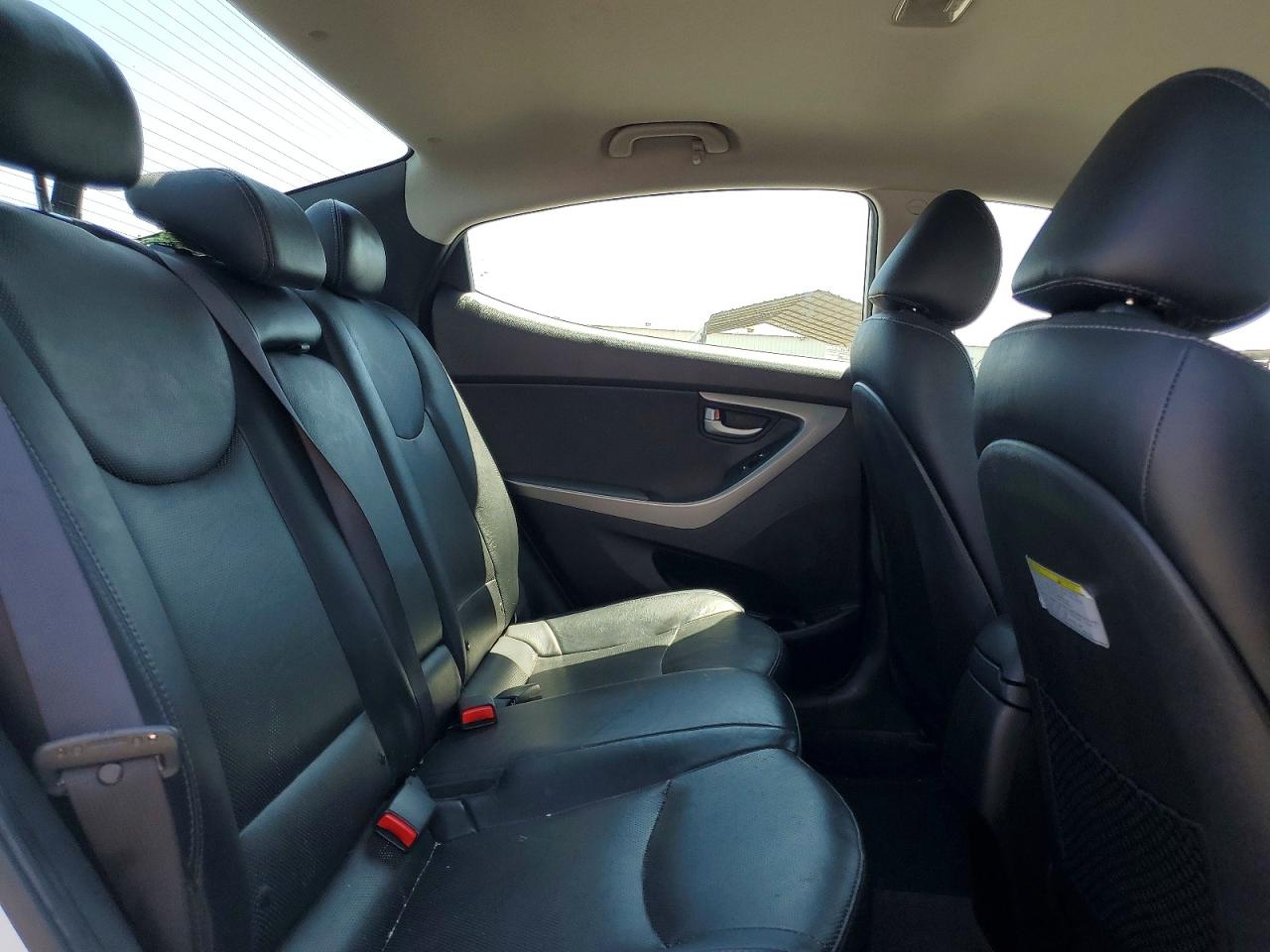 2014 Hyundai Elantra Limited White vin: 5NPDH4AE8EH472839