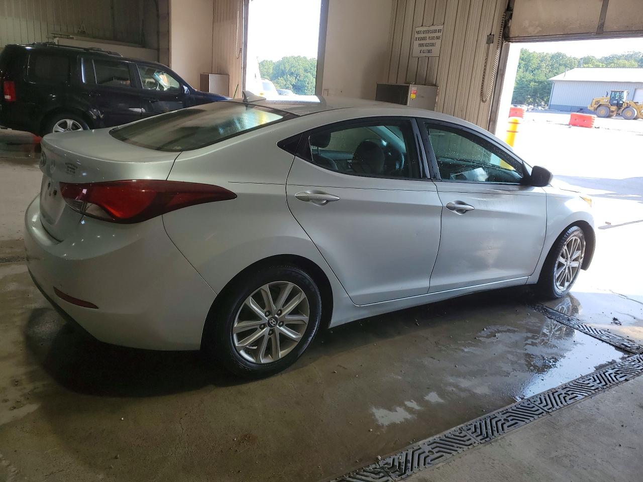 2014 Hyundai Elantra Se Gray vin: 5NPDH4AE8EH474350