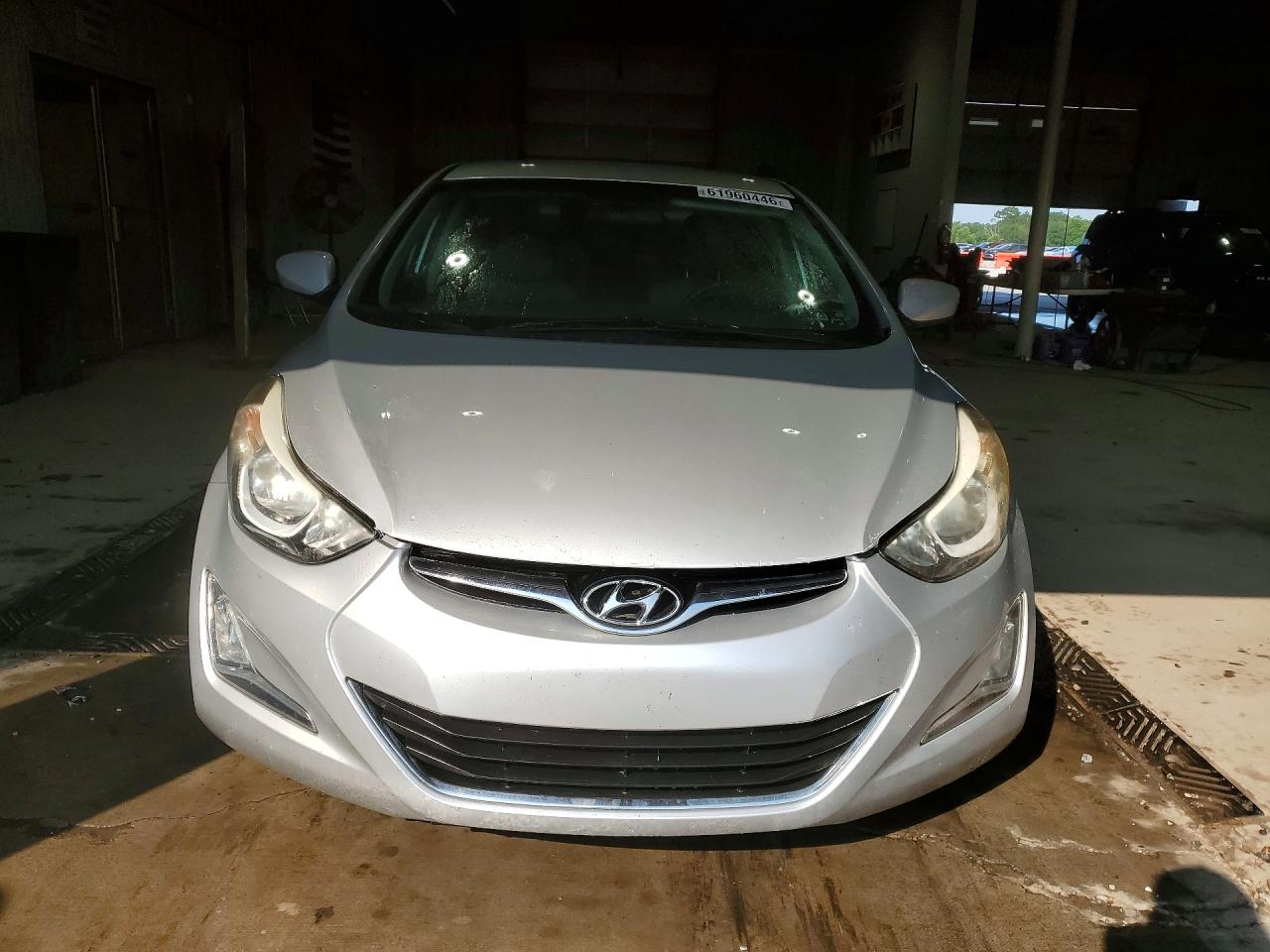 2014 Hyundai Elantra Se Gray vin: 5NPDH4AE8EH474350