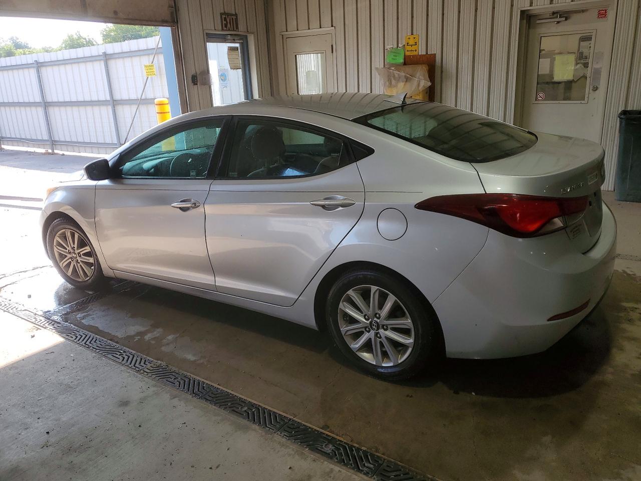 2014 Hyundai Elantra Se Gray vin: 5NPDH4AE8EH474350