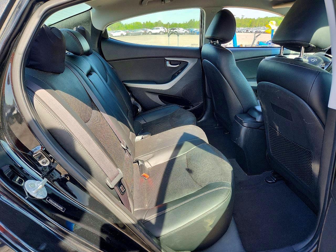 2014 Hyundai Elantra Limited Black vin: 5NPDH4AE8EH479323