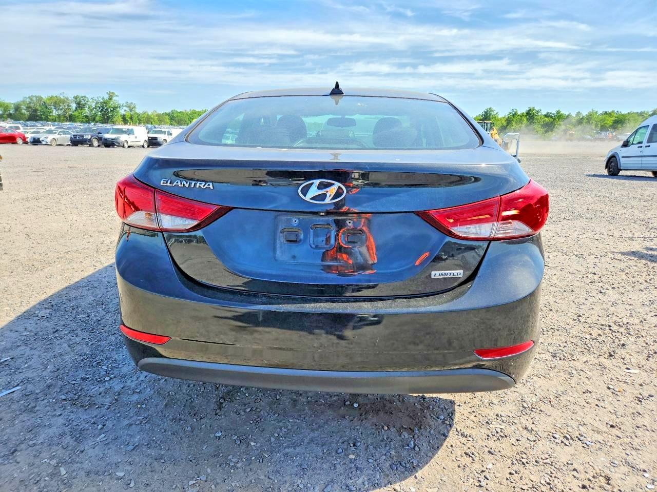 2014 Hyundai Elantra Limited Black vin: 5NPDH4AE8EH479323