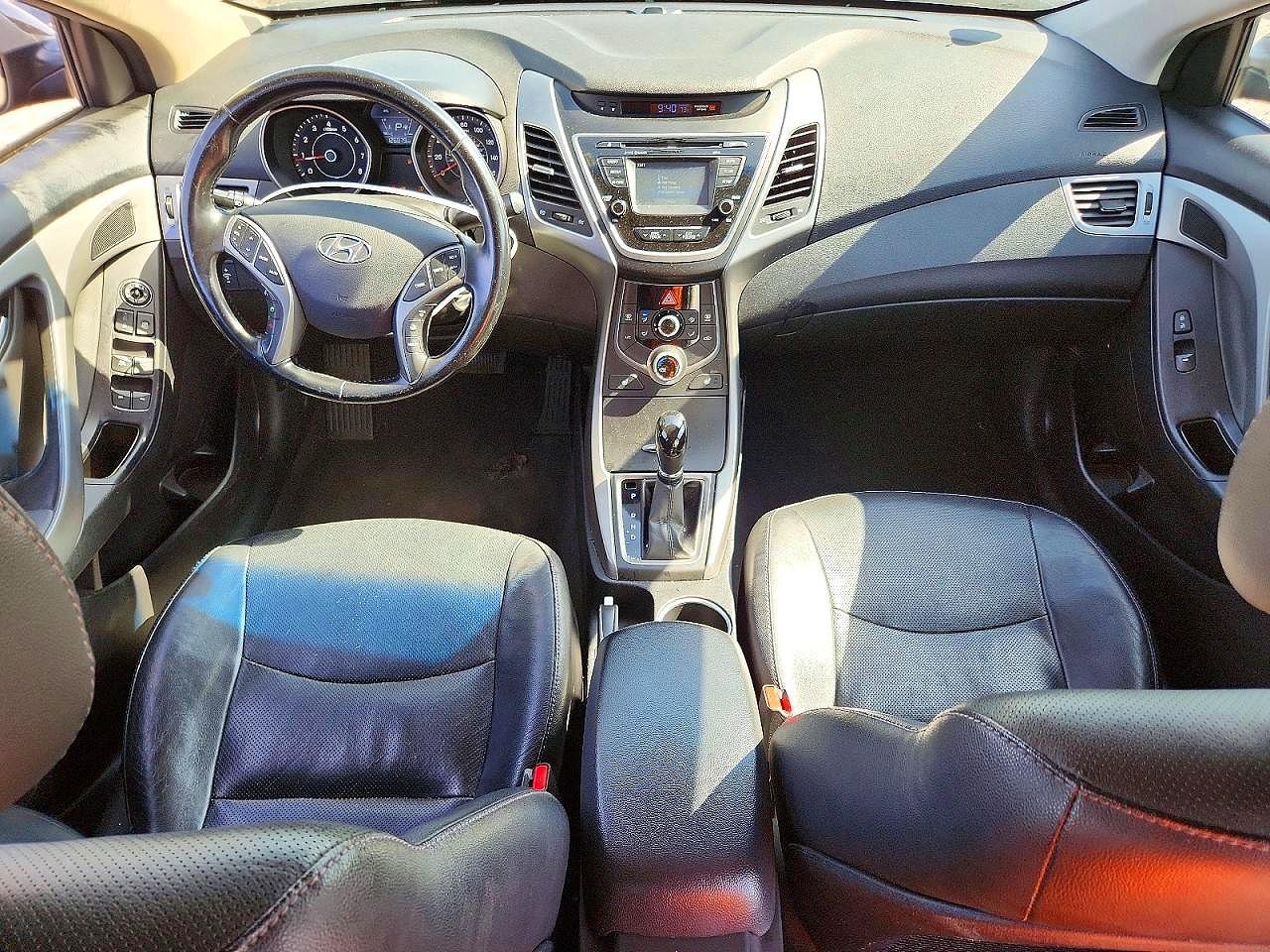 2014 Hyundai Elantra Limited Black vin: 5NPDH4AE8EH479323