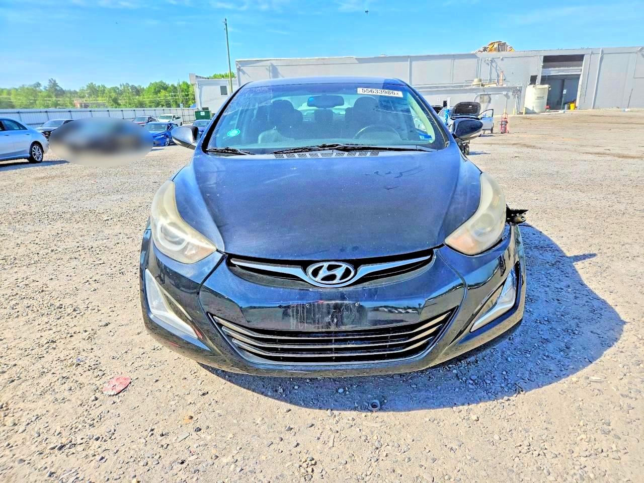 2014 Hyundai Elantra Limited Black vin: 5NPDH4AE8EH479323