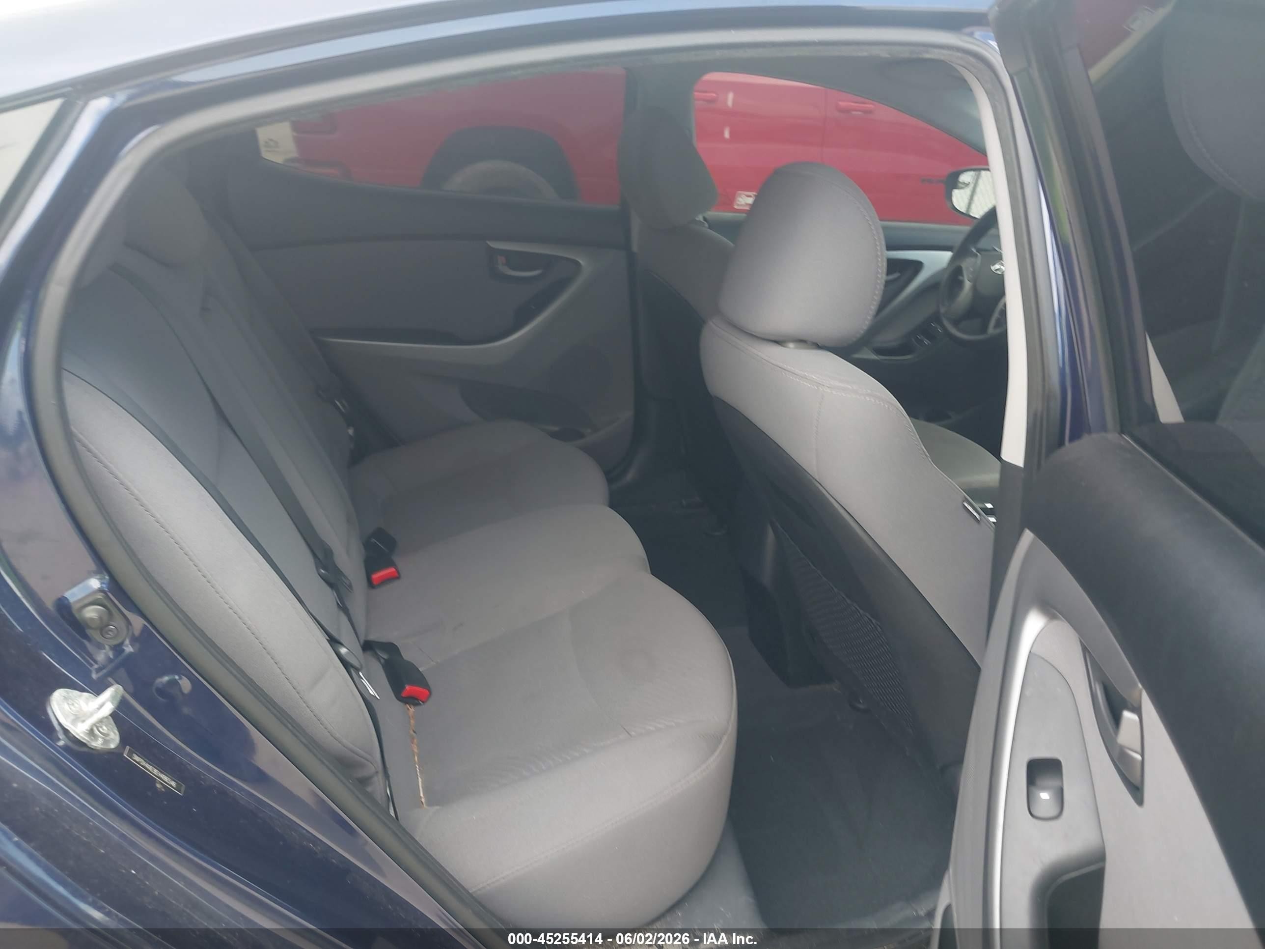 2014 Hyundai Elantra Se Blue vin: 5NPDH4AE8EH486546