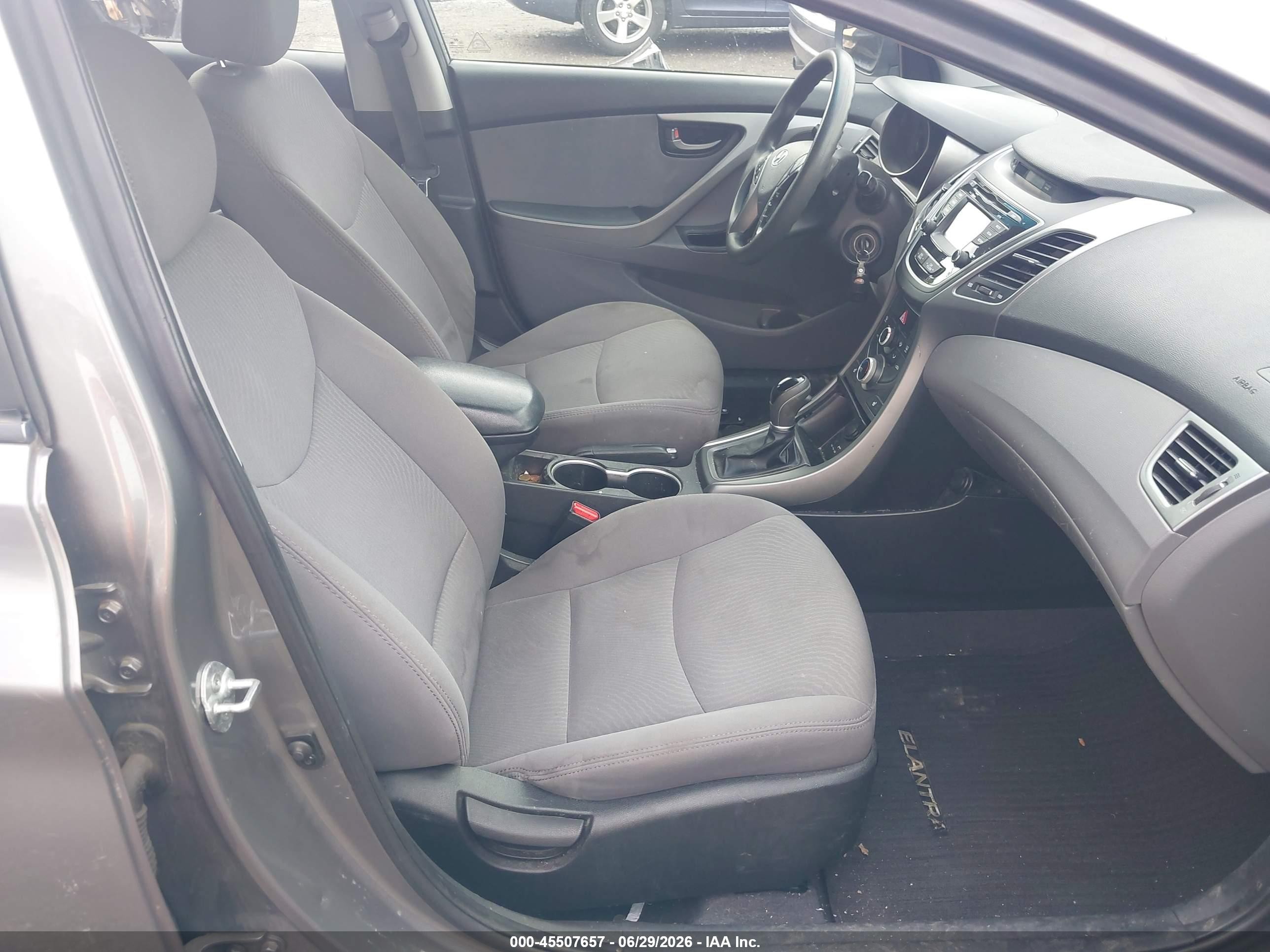 2014 Hyundai Elantra Se Серый vin: 5NPDH4AE8EH489477