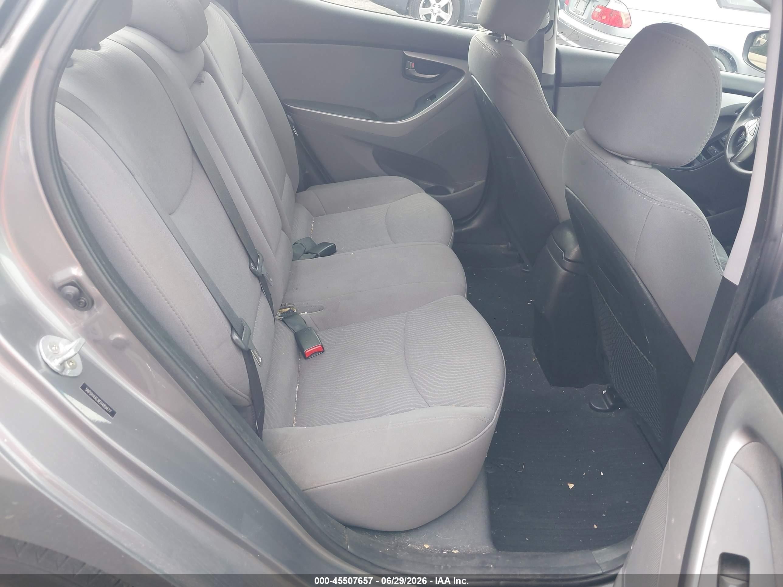 2014 Hyundai Elantra Se Серый vin: 5NPDH4AE8EH489477