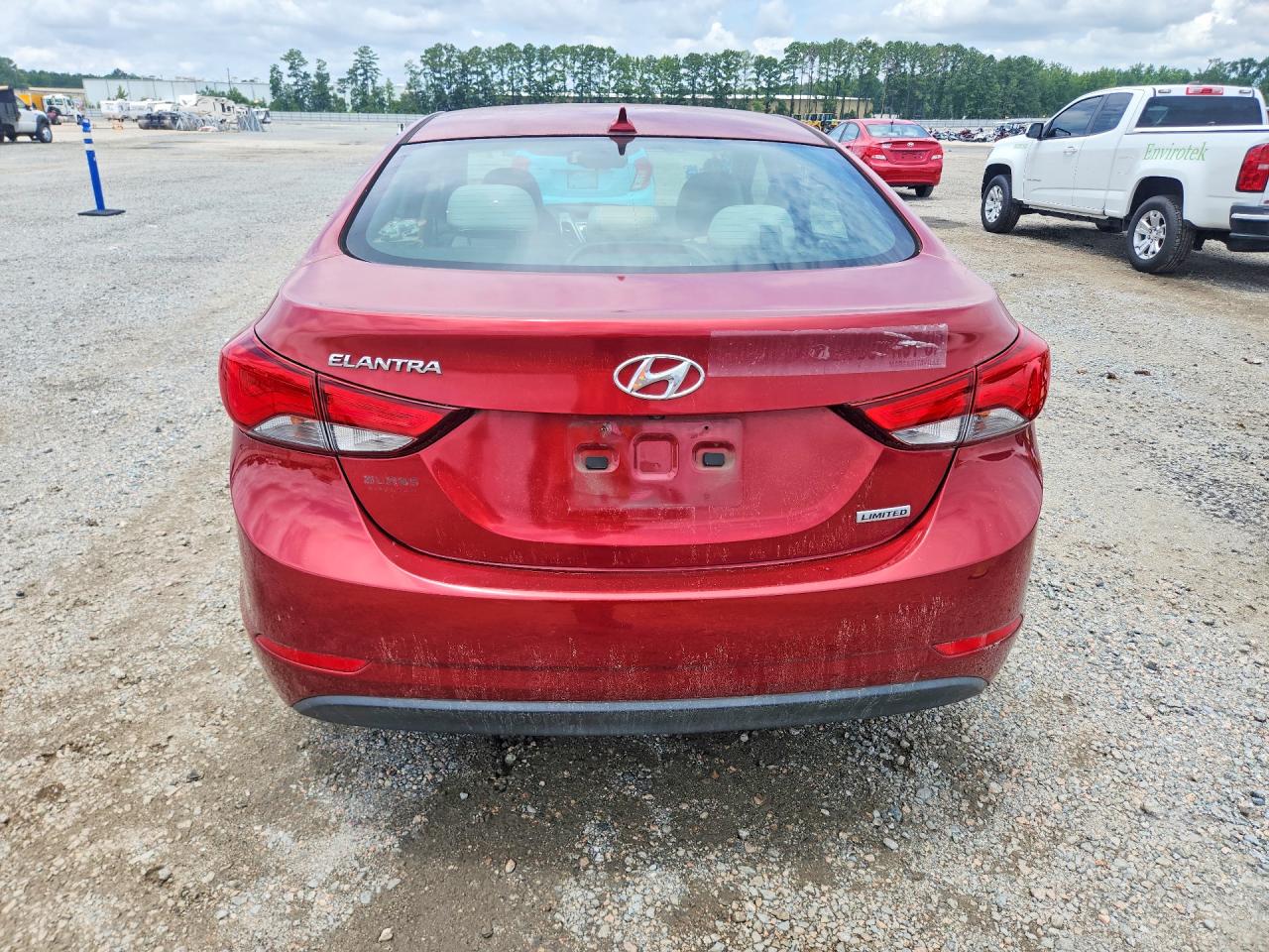 2014 Hyundai Elantra Limited Burgundy vin: 5NPDH4AE8EH491052