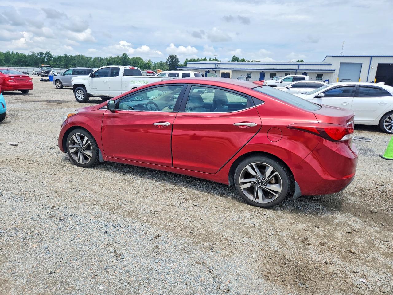 2014 Hyundai Elantra Limited Burgundy vin: 5NPDH4AE8EH491052