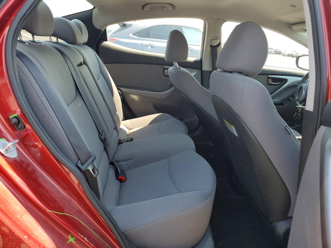 2014 Hyundai Elantra Se Red vin: 5NPDH4AE8EH494436