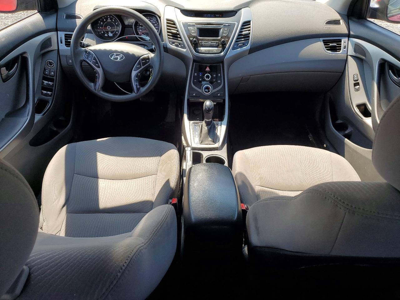 2014 Hyundai Elantra Se Red vin: 5NPDH4AE8EH494436