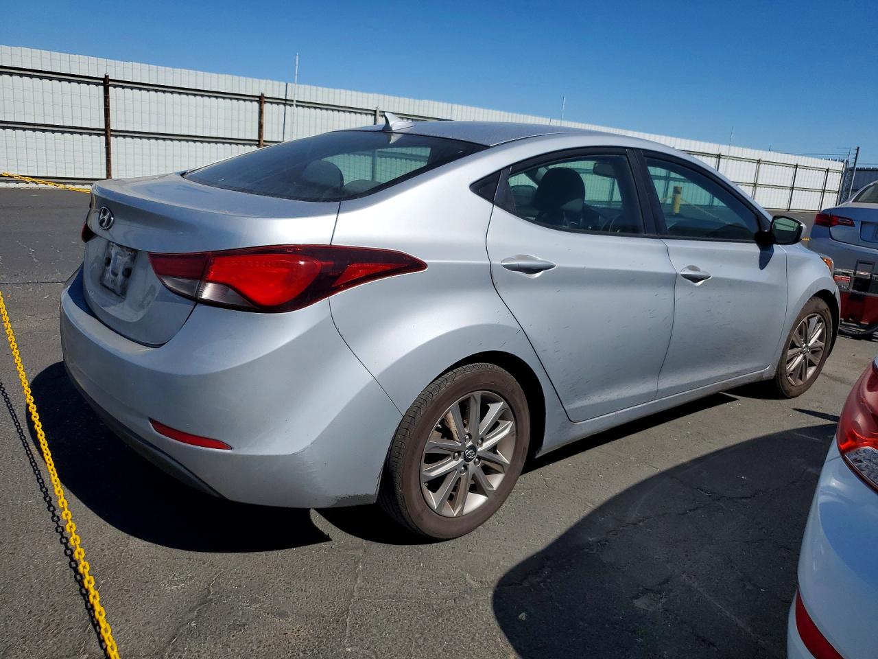 2014 Hyundai Elantra Se Silver vin: 5NPDH4AE8EH497224